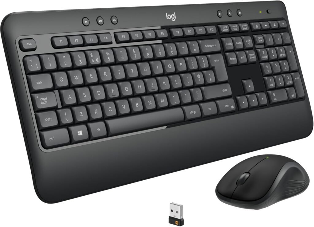 Logitech MK540: Combo Wireless Affidabile e Confortevole