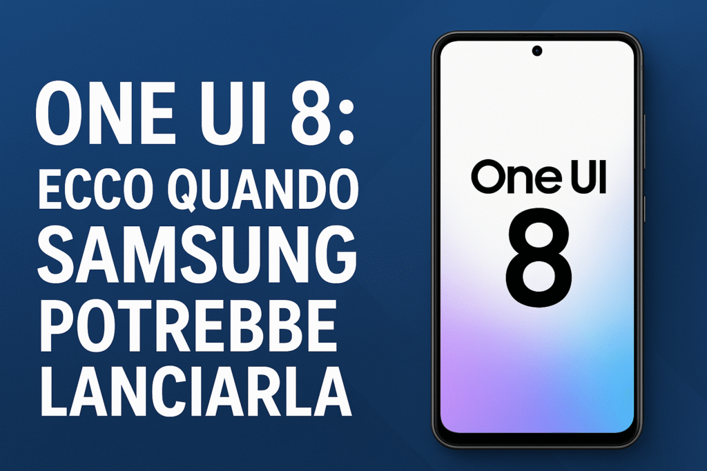 📱 One UI 8: ecco quando Samsung potrebbe lanciarla ONE UI 8: ECCO QUANDO SAMSUNG POTREBBE LANCIARLA