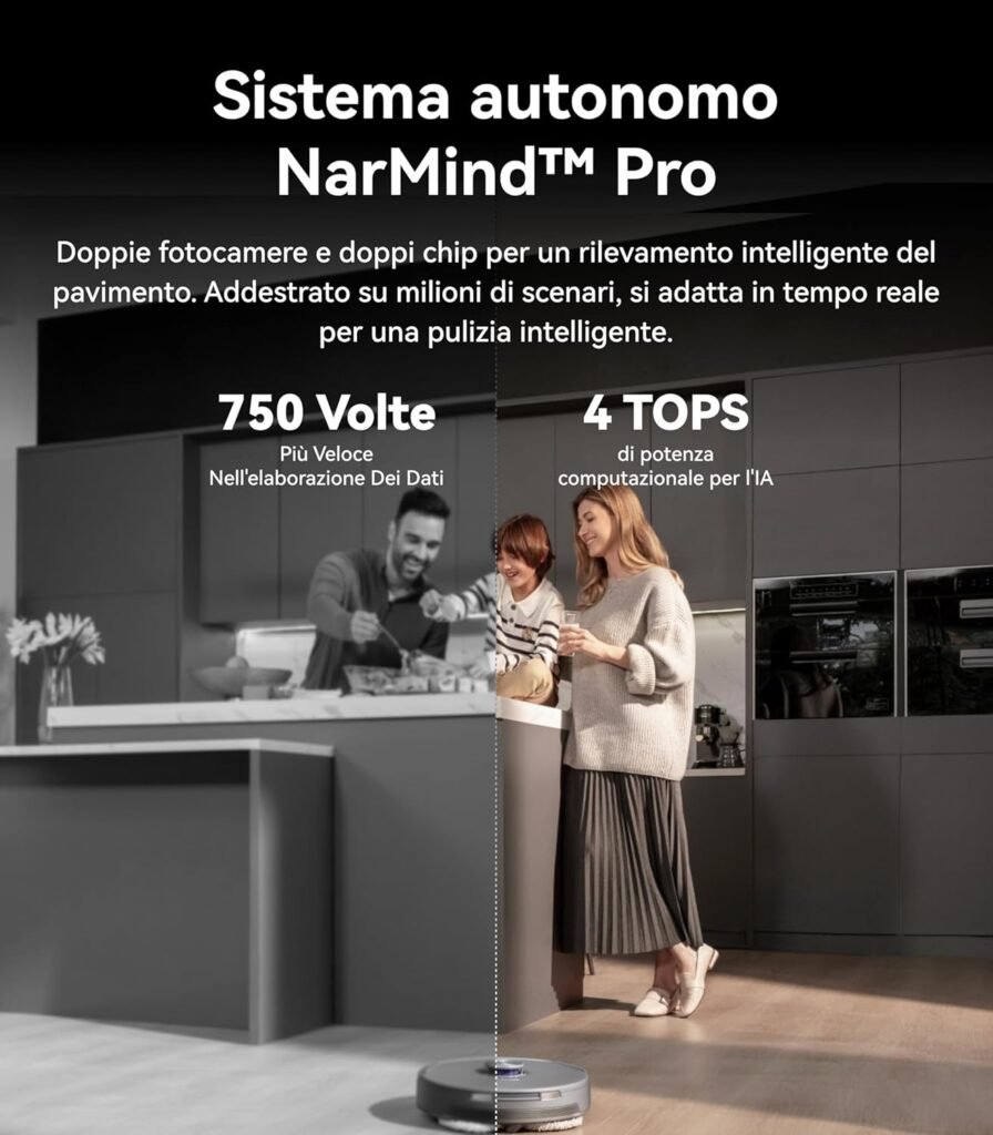 Freo Z10 Ultra,Robot Aspirapolvere,potenza di aspirazione 18000 Pa,estensione mocio dinamica,sistema anti-aggrovigliamento,pulizia intelligente con separazione umido e secco